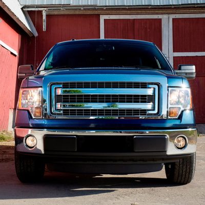 2007-2014 Ford F150 Black Heated Side Mirrors LED Turn Signal & Puddle Light