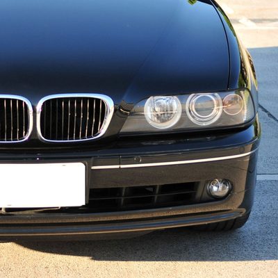 2001-2003 BMW E39 5 Series Fog Lights Chrome Housing/Clear Lens