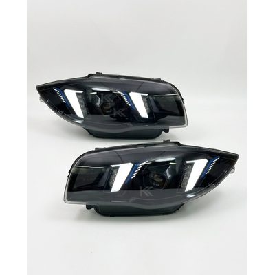 BMW 1 Series E87 Snake Eye Laser LED Headlight Assembly with Dual-Color DRL (Yellow / White) 2004 - 2011 (116i / 118i / 120i / 125i)