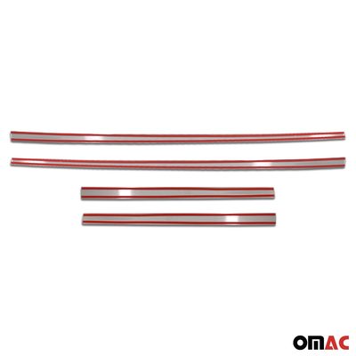 2015-2018 BMW X4 F26 Side Door Molding Trim Skirt Garnish Stainless Steel 4x
