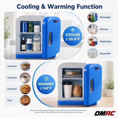 4L Portable Cooler and Warmer Car Refrigerator Outdoor 12V Mini Camping Fridge