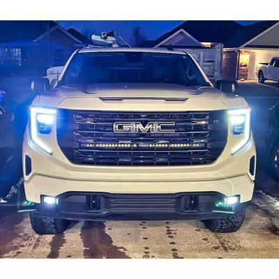 2019+ GMC Sierra 1500 Single 40in Light Bar SLIM