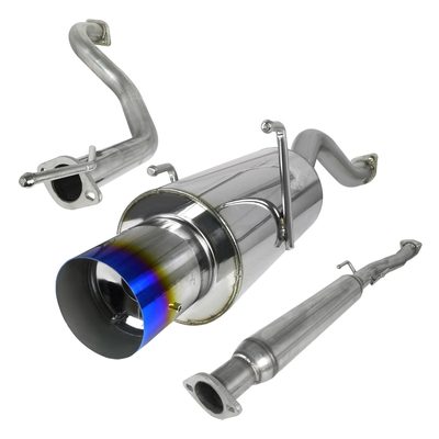 1994-2001 Acura Integra Hatchback LS/RS/GS Steel N1 Catback Exhaust Burnt Tip