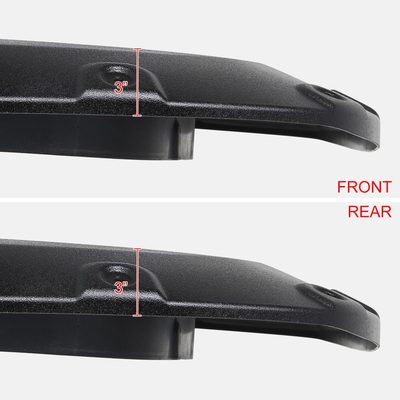 2016-2018 GMC Sierra 1500 Fleetside Textured Rivet Style Fender Flares