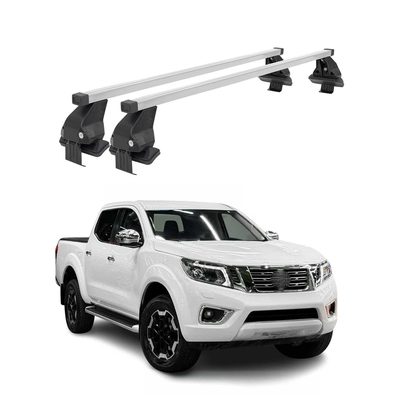 2016-2020 Nissan NP300 Navara Roof Rack Cross Bars Silver