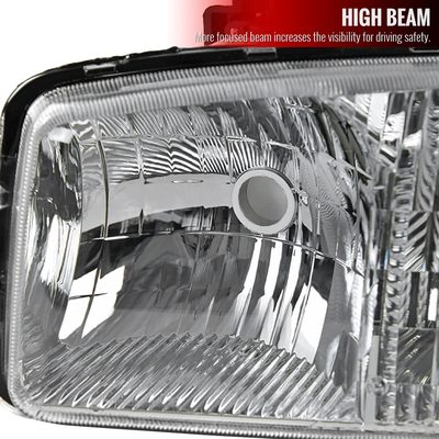 1999-2006 GMC Sierra/Yukon/Yukon XL Factory Crystal Headlights Bumper Lights
