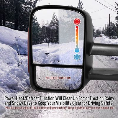 2003-2007 Chevy Silverado/Suburban/Tahoe Heated Towing Mirrors Smoke &Signal