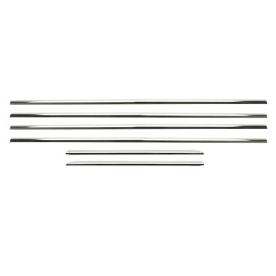 2003-2009 Toyota Land Cruiser Prado Window Molding Trim Streamer Stainless Steel 6x