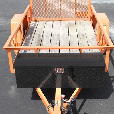 Universal 49" Heavy Duty Black Alu Truck Tool Box w/ Side Handles Lock & Keys