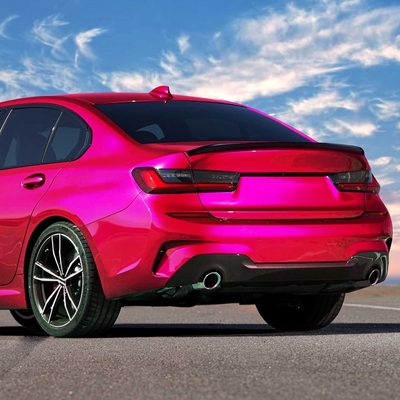 For BMW 3 Series G20 2019-2025 Trunk Lip Spoiler Glossy Black M Performance Look