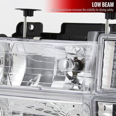 1994-1998 Chevy Silverado/Tahoe/Suburban/C10 Factory Headlights Chrome