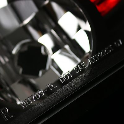2007-2012 Dodge Caliber Tail Lights Matte Black Housing/Clear Lens