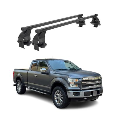 2015-2026 Ford F-150 Extended Cab Roof Rack Cross Bars Black