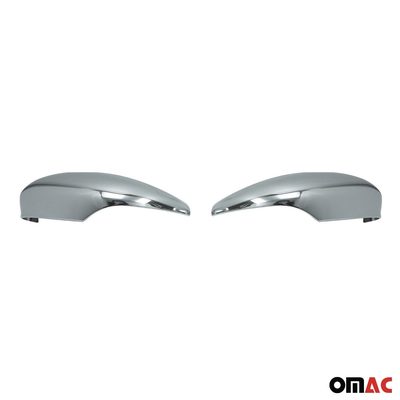 2011-2019 Ford Fiesta / B-Max Side Mirror Cover Caps Chrome Stainless Steel Silver 2Pcs