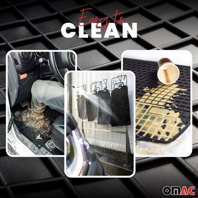 2021-2026 Kia Sorento Hybrid PHEV Floor Mats Liners Full Set All Weather Rubber