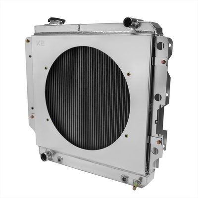 1987-2006 Jeep Wrangler TJ YJ 2.4L/4.2L 3-Row Radiator & Shroud Fan