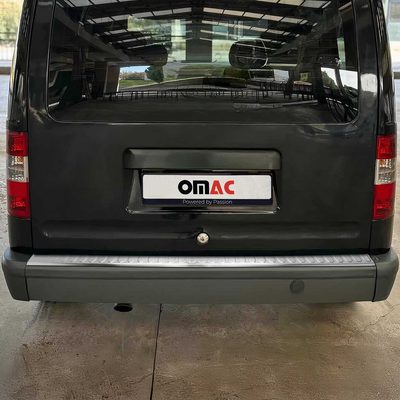 2010-2013 Ford Transit Connect Rear Bumper Sill Cover Protector Brushed Stainless Steel