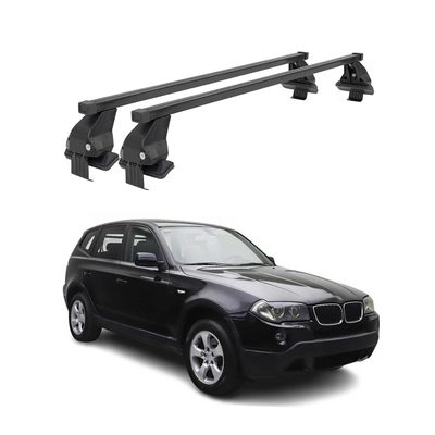 2004-2010 BMW X3 E83 Roof Rack Cross Bars Black