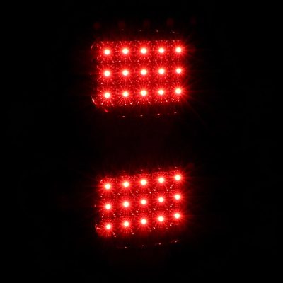 2007-2014 GMC Sierra LED Tail Lights Glossy Black Housing/Smoke Lens