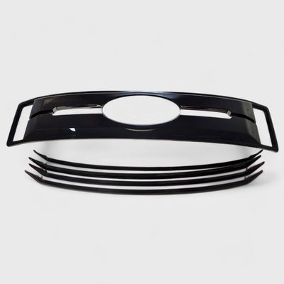 2017-2019 Ford F-250/350 Grille Overlay Gloss Black 5Pcs ABS Plastic