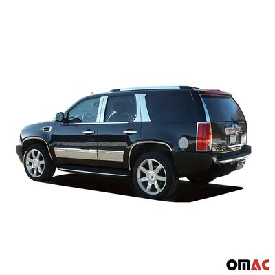 2007-2014 Cadillac Escalade Stainless Steel Pillar Trim 4 Pcs