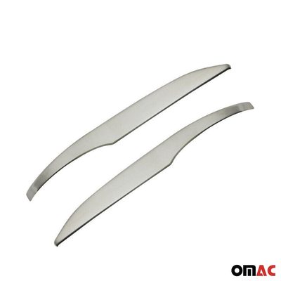 2016-2023 Toyota Hilux Side Mirror Cover Caps Stainless Steel Silver 2 Pcs