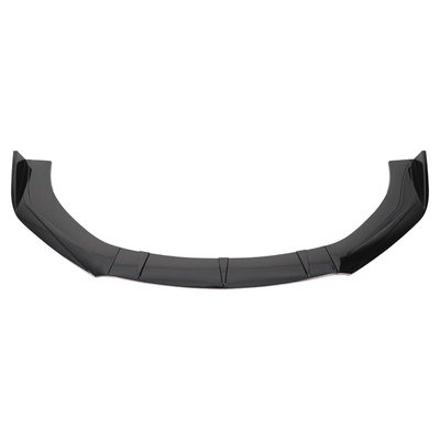 Universal Glossy Black/Red Trim Polypropylene 3Pcs Bumper Lip Spoiler Set