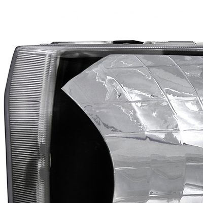 1999-2004 Ford F-250/350/450/550/Excursion Factory Headlights Matt Black
