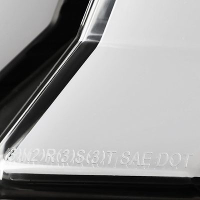2010-2012 Ford Mustang Sequential LED Tail Lights Matte Black/Clear Lens