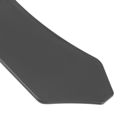 Universal Matte Black Polypropylene 3Pcs Front Bumper Lip Splitter Spoiler Set