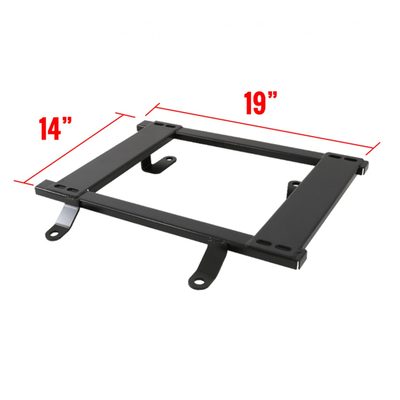 1979-1998 Ford Mustang Tensile Steel Racing Seat Mounting Brackets 19"x14"