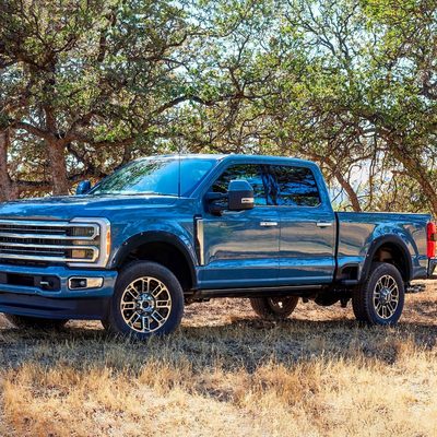 2023-2024 Ford F250 F350 Matte Black Rivet Style Fender Flares Protector