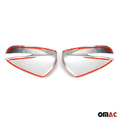 2017-2025 Mazda CX-5 2.gen Side Mirror Cover Caps Chrome Silver 2 Pcs
