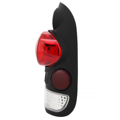 1997-2007 Ford F-150/F-250/350/450/550 Retro Tail Lights Matt Black/Clear