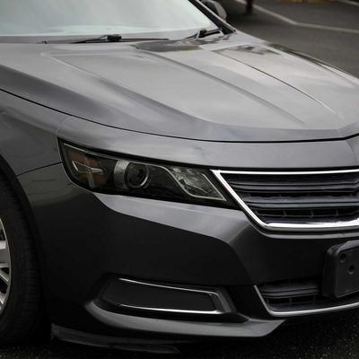 For Chevrolet Impala 2014-2020 Factory Style Projector Headlights Glossy Black Housing Smoked Lens