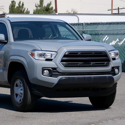 2016-2023 Toyota Tacoma Switchback LED C-Bar Projector Headlights Chrome/Clear