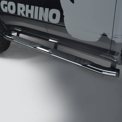 Estribos XL WIDESIDER 5" Crom de 80" para Hilux 16-26 / Landtrek 21-22