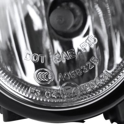 2017-2020 Jeep Compass H8 Fog Lights Kit Chrome Housing/Clear Lens