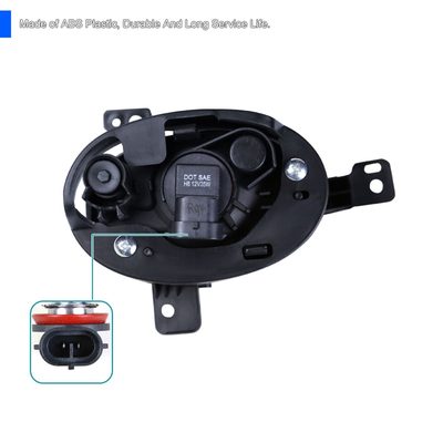 2016-2018 Honda HR-V/Vezel 12V/35W H8 Fog Lights Kit Black Bezels Chrome/Clear