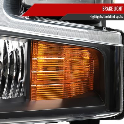 2019-2021 Chevy Silverado 1500 Factory Projector Headlight Matt Black/Clear