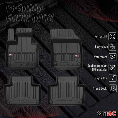2016-2026 Volvo XC90 Premium Floor Mats Liners Full Set All Weather Heavy Duty