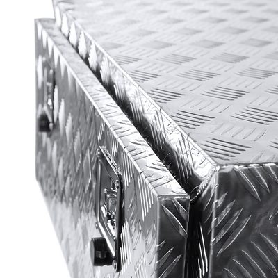 36" Heavy Duty Silver Underbody Truck Tool Box w/ T-Handle Latches Locks & Keys