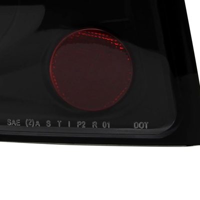 2002-2005 Ford Explorer Tail Lights Matte Black Housing/Clear Lens