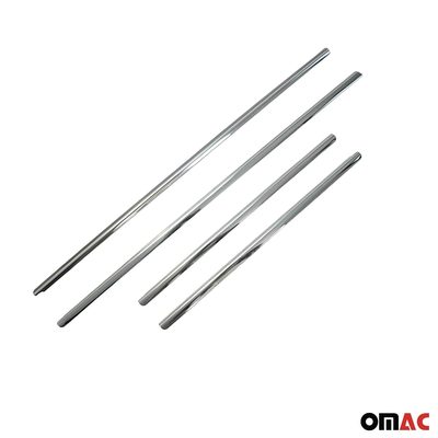 2010-2020 VW Amarok Window Molding Trim Streamer Stainless Steel Silver 4Pcs