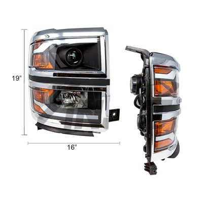 Fits 2014-2015 Chevy Silverado 1500 (WJT-CHRNG0382C-B-SQ)