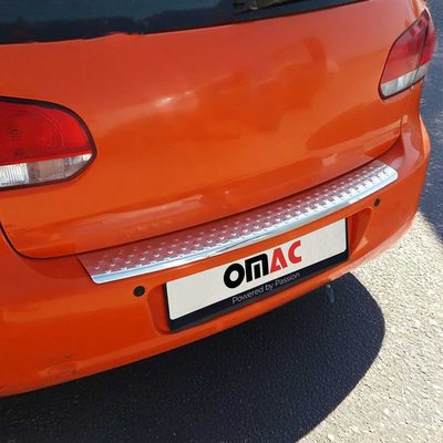 2004-2010 VW Golf Mk5 Rear Bumper Sill Cover Protector Guard Stainless Steel