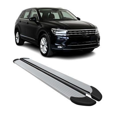 2018-2024 Volkswagen Tiguan Running Boards Side Steps Silver