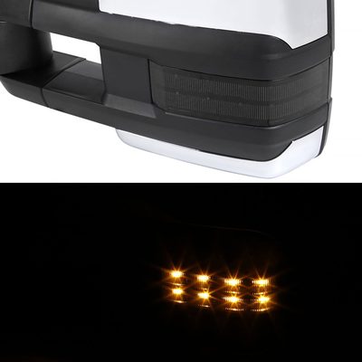1988-2000 Chevy C/K Tahoe Yukon/Suburban Heated Towing Mirrors Amber &Smoke