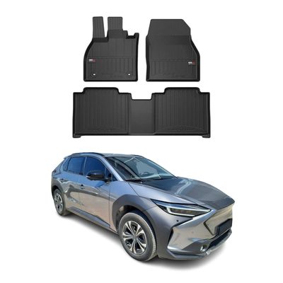 2023-2026 Subaru Solterra / Toyota BZ4X Premium Floor Mats Liners Full Set All Weather Heavy Duty
