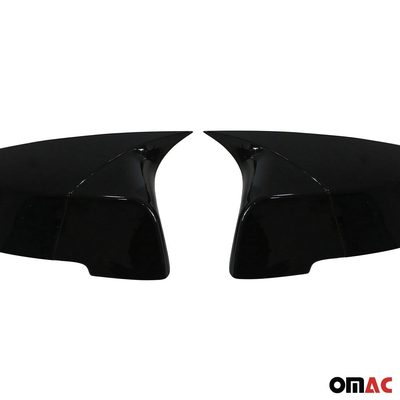 2014-2018 BMW 5 Series F10 F11 F18 2014-2018 FL Side Mirror Cover ABS Black Gloss 2Pcs